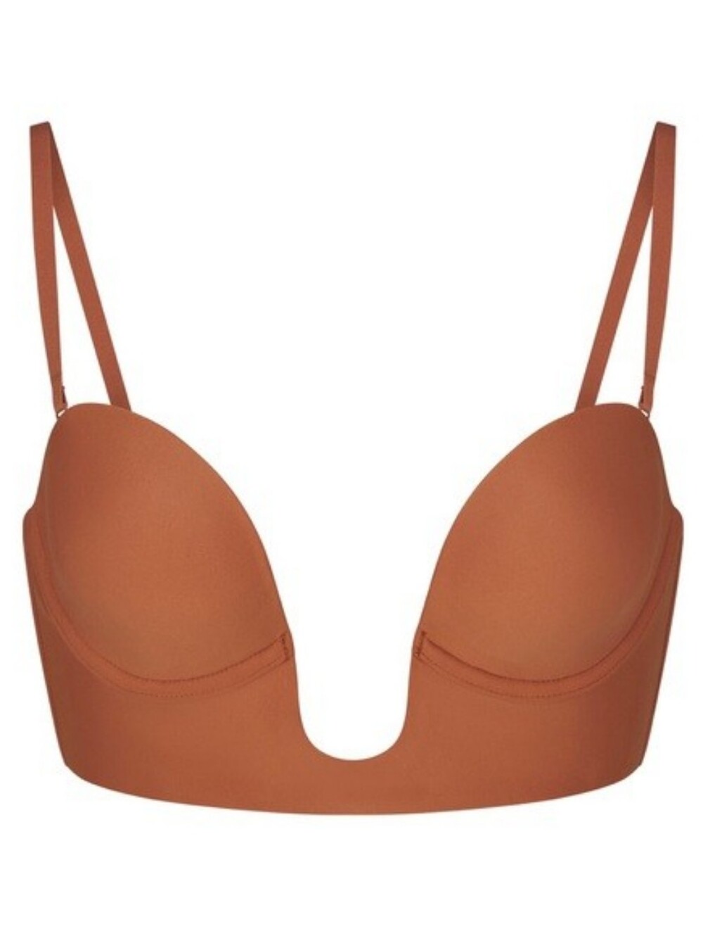 SKIMS Deep Pluge Shapewear Bra In Bronze Size Small Strap Variations & Optional
